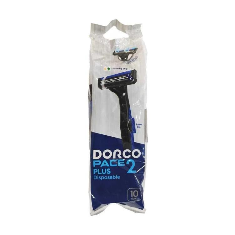 Dorco Pace 2 Plus Disposable Razor - 10 pcs
