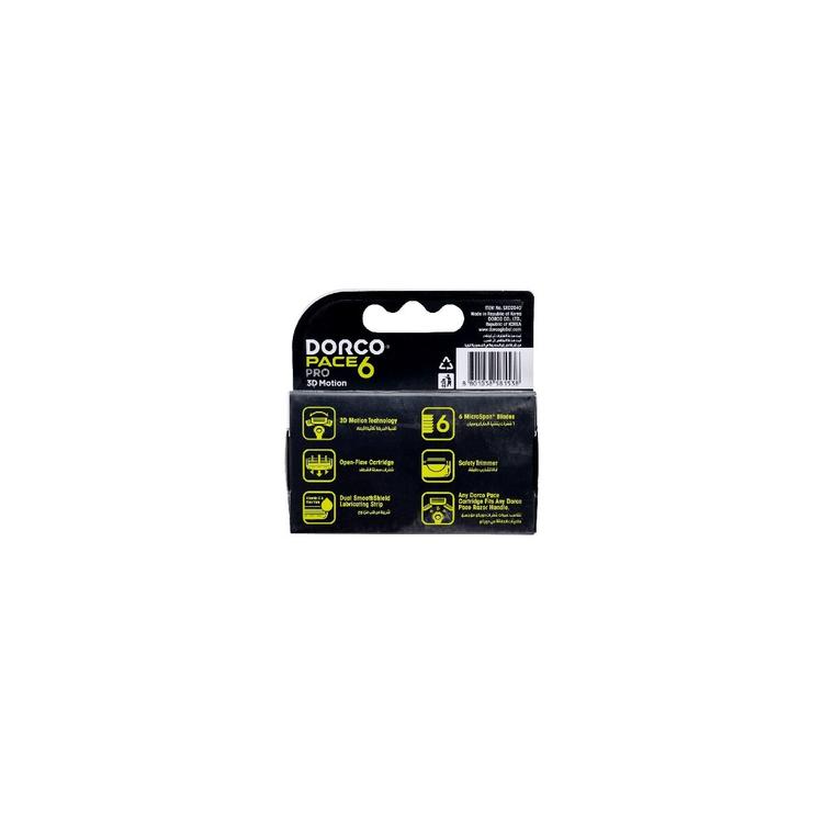 Dorco Pace 6 Pro 3D Motion Cartridges - 4 pcs