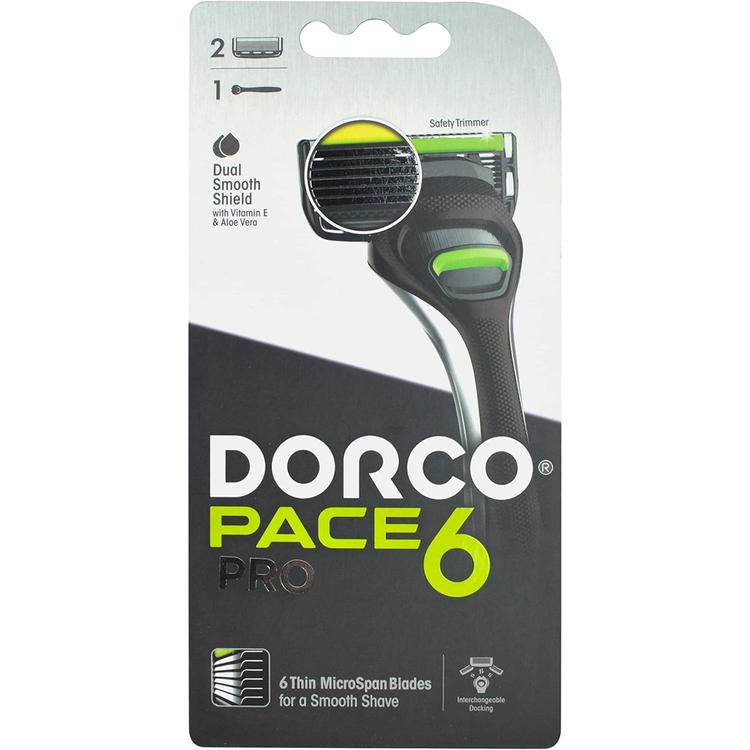 Dorco Pace 6 Pro Razor - 2 Cartridges