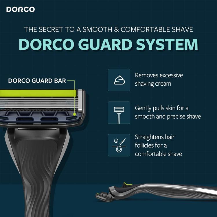 Dorco Pace 6 Pro Razor - 2 Cartridges