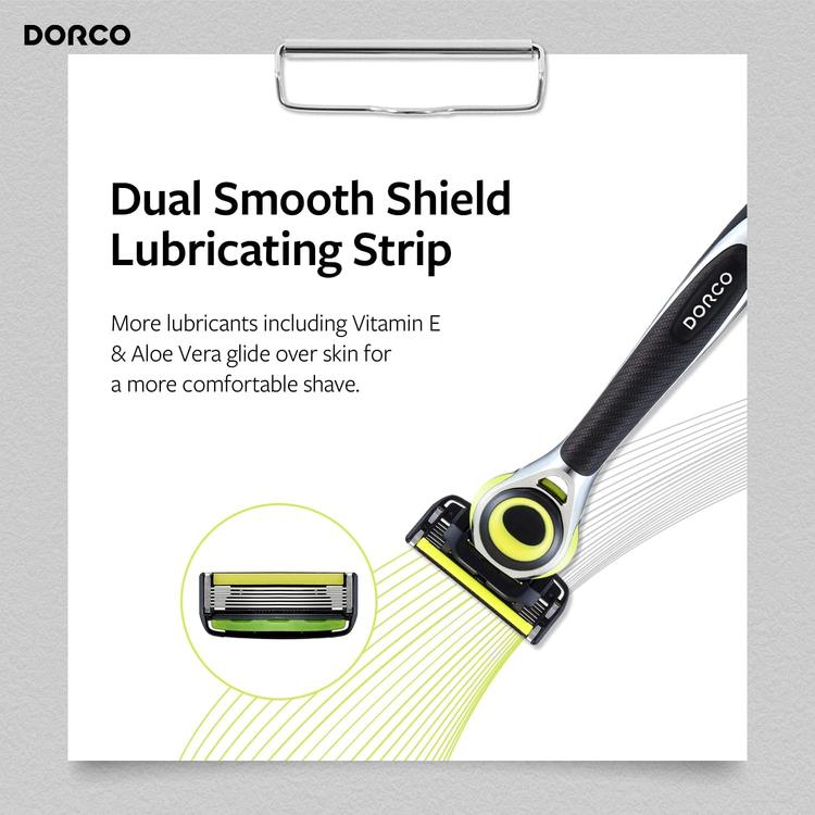 Dorco Pace 6 Pro Razor - 2 Cartridges