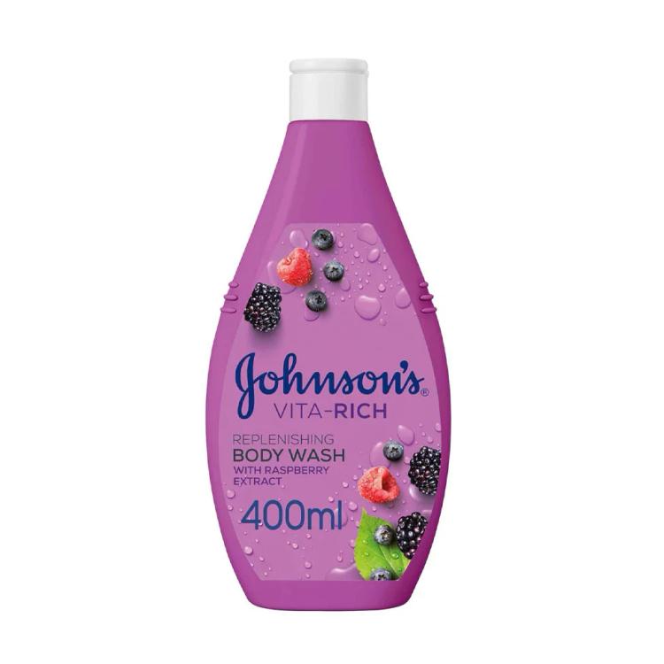Johnson's Vita Rich Body Wash with Raspberry Extract - 400 ml