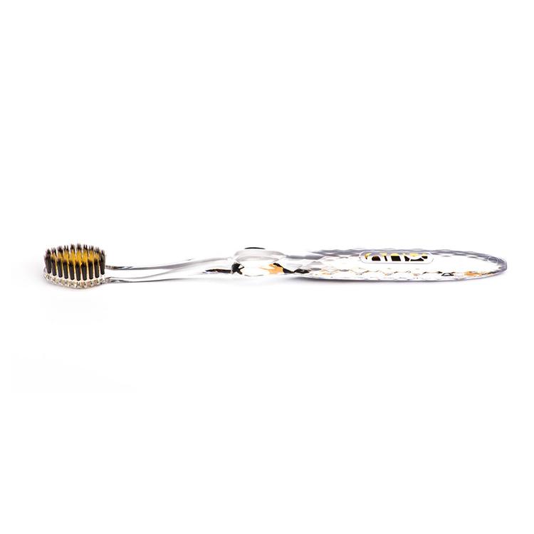 nano-b Gold & Charcoal Toothbrush Soft