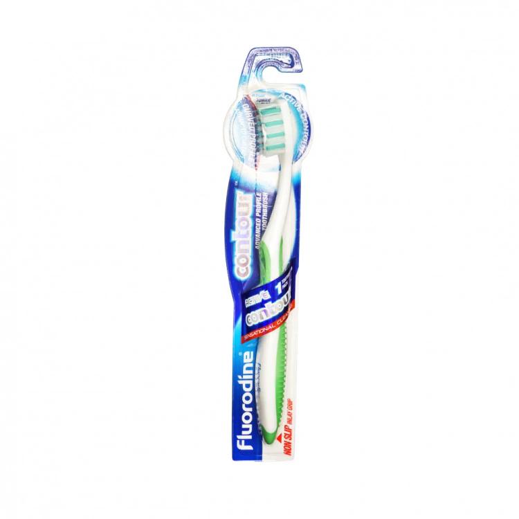 Fluorodine Active Contour Toothbrush Medium