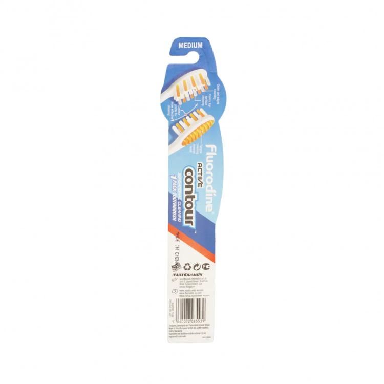 Fluorodine Active Contour Toothbrush Medium