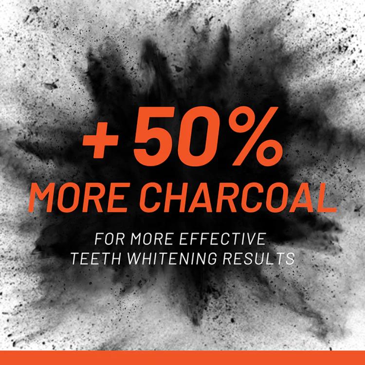 White Glo Charcoal Deep Stain Remover Whitening Toothpaste With Toothbrush - 150 g