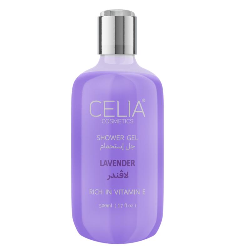 Celia Cosmetics Lavender Shower Gel - 500 ml