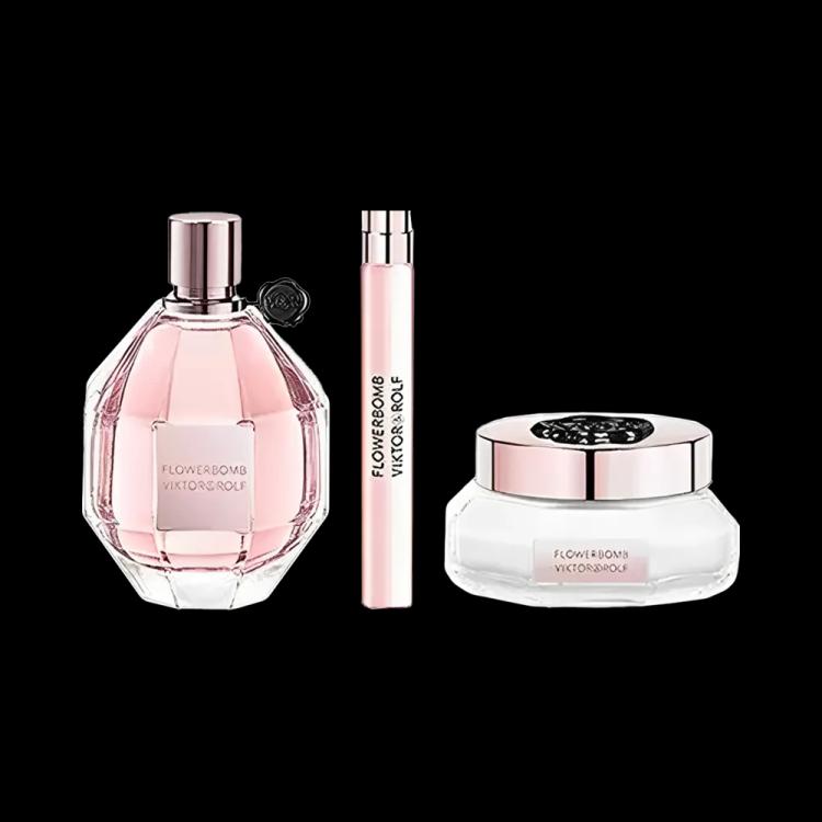 Viktor & Rolf Flowerbomb Women Gift Set (100 ml + 10 ml + 200 ml)