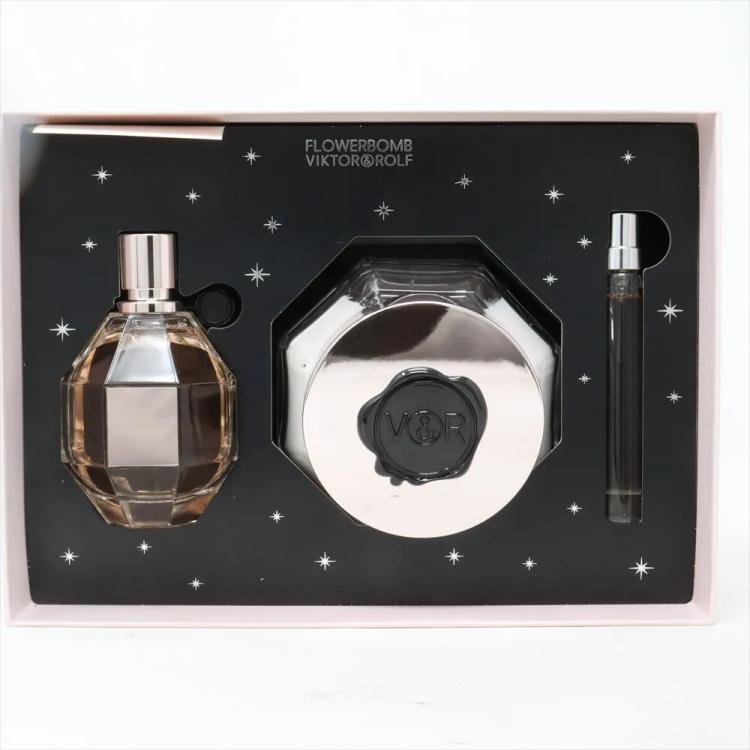 Viktor & Rolf Flowerbomb Women Gift Set (100 ml + 10 ml + 200 ml)