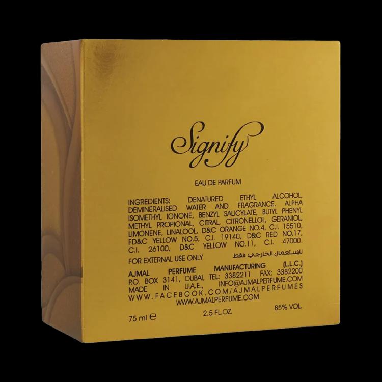 Ajmal Signify Eau De Parfum For Women - 75 ml