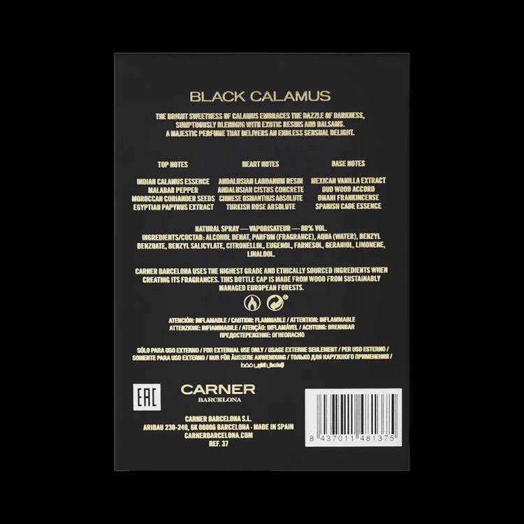 Carner Barcelona Black Calamus Eau De Parfum - 50 ml
