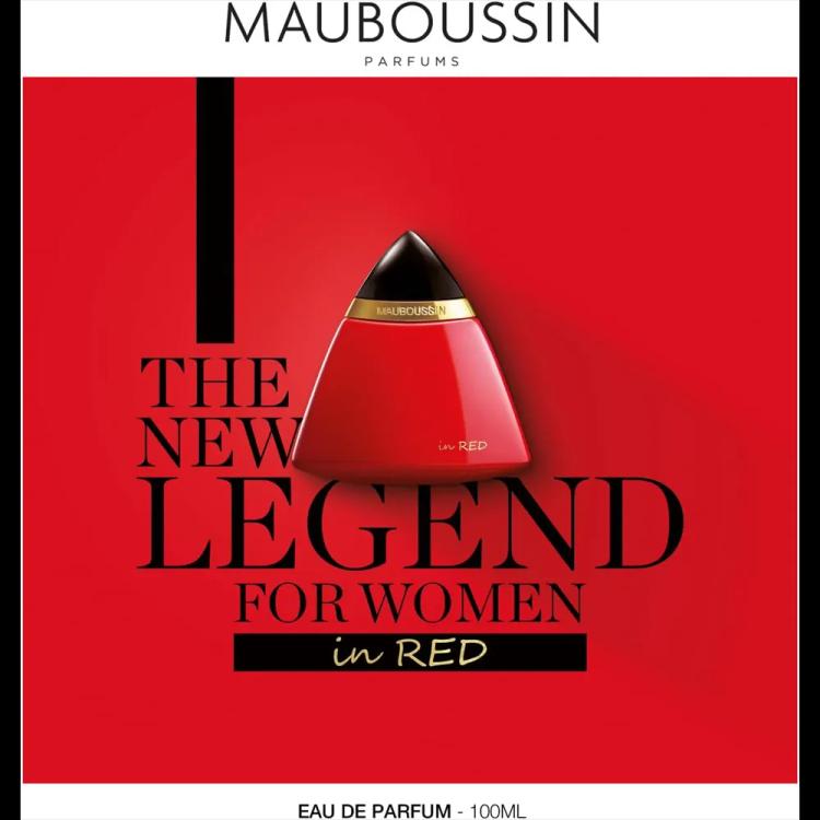 Mauboussin in Red Eau De Parfum For Women - 100 ml