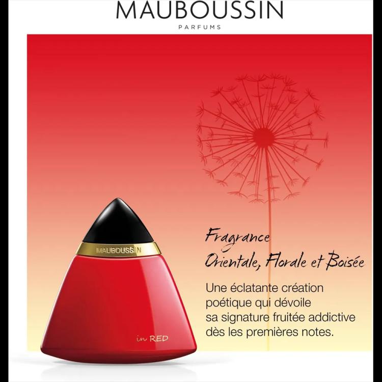 Mauboussin in Red Eau De Parfum For Women - 100 ml
