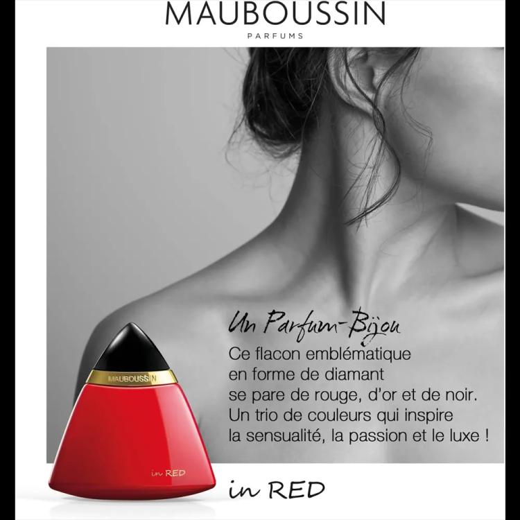 Mauboussin in Red Eau De Parfum For Women - 100 ml