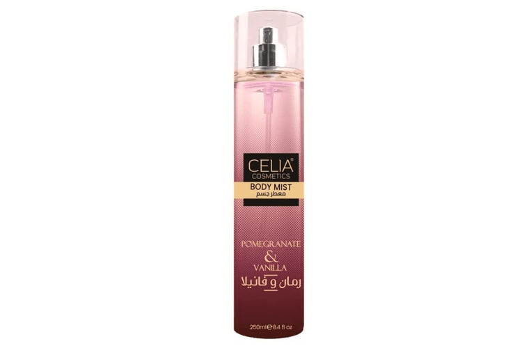 Celia Cosmetics Pomegranate & Vanilla Body Mist - 250 ml