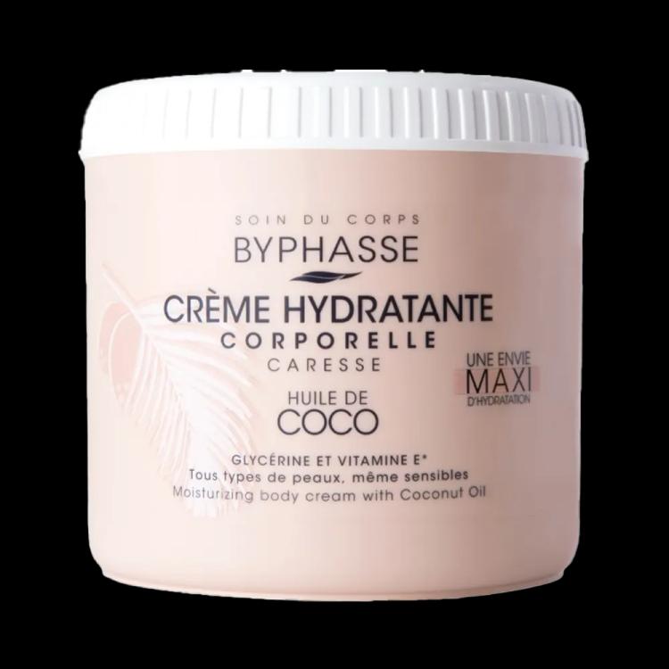 Byphasse Caresse Moisturizing Body Cream With Coconut Oil - 500ml