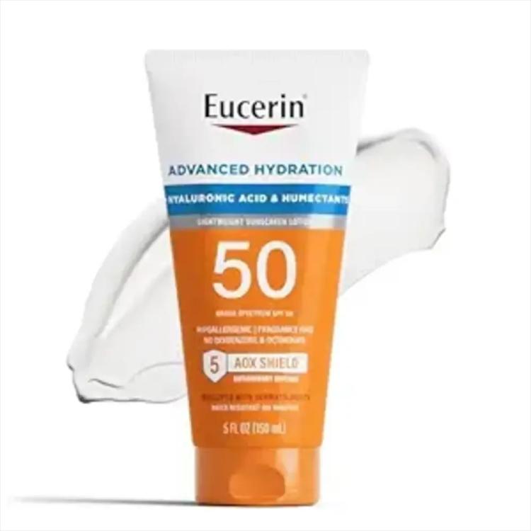 Eucerin Advanced Hydration SPF50 Sunscreen
 - 150 ml