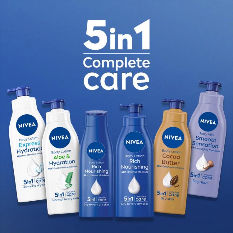 Nivea 5 in 1 Complete Care Body Lotion - 625 ml