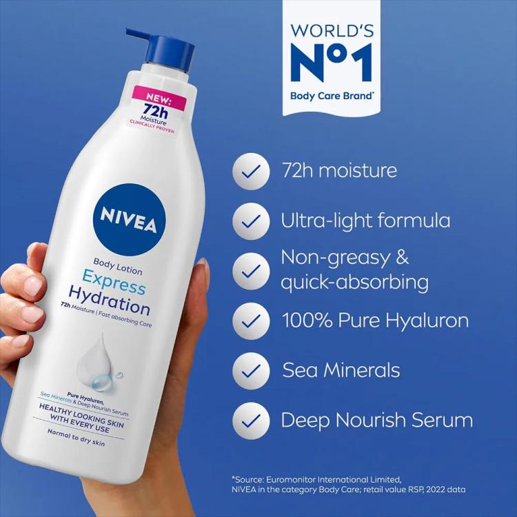 Nivea Express Hydration Body Lotion - 400 ml