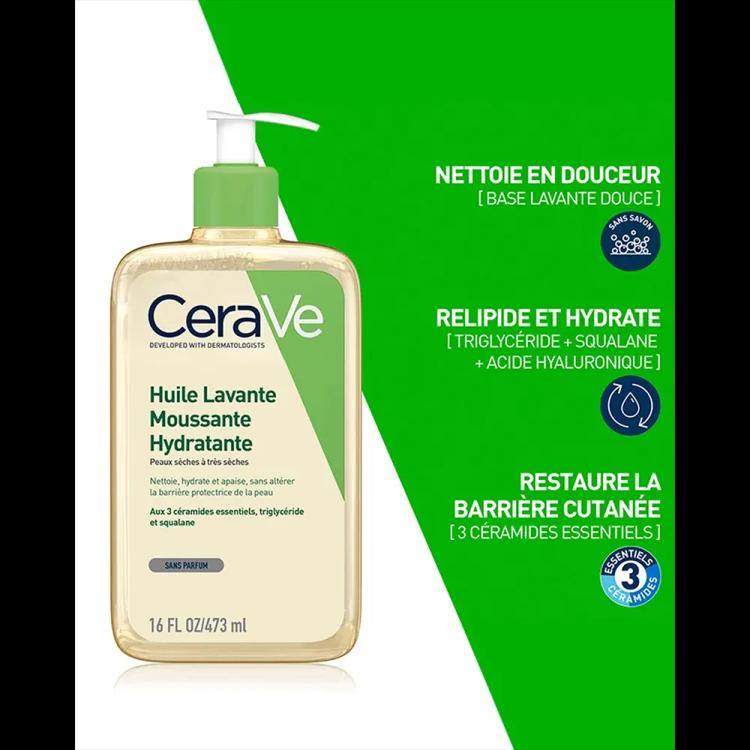 CeraVe Moisturizing Foaming Cleansing Oil - 473 ml