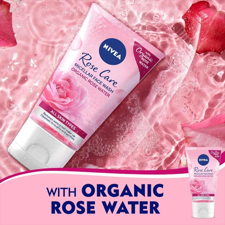 Nivea Micellair Rose Water Face Wash - 150 ml