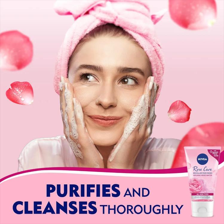 Nivea Micellair Rose Water Face Wash - 150 ml