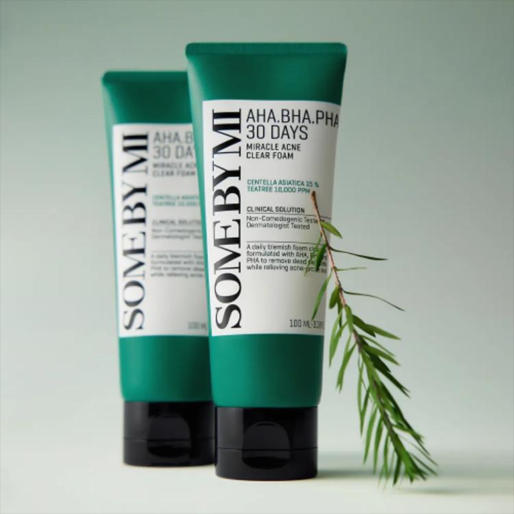 Some By MI AHA-BHA-PHA 30 Days Miracle Acne Clear Foam - 100ml