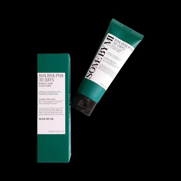 Some By MI AHA-BHA-PHA 30 Days Miracle Acne Clear Foam - 100ml