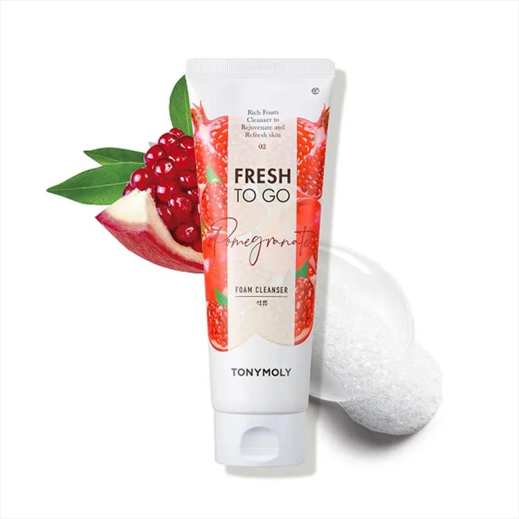 Tonymoly Fresh To Go Pomegranate Foam Cleanser - 170 ml