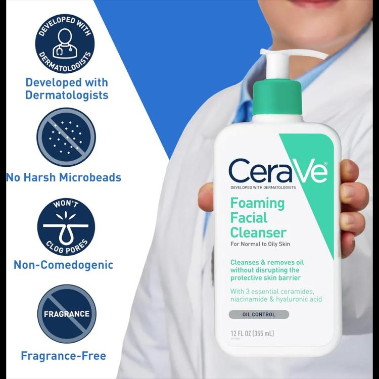 CeraVe Foaming Facial Cleanser