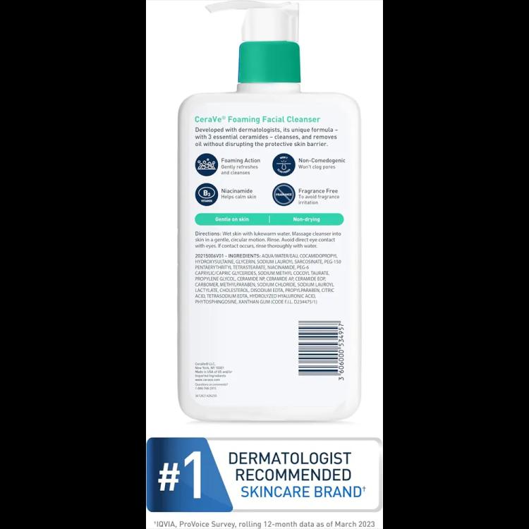 CeraVe Foaming Facial Cleanser