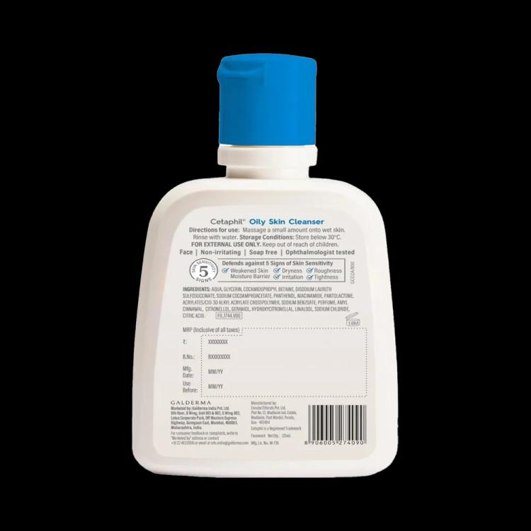 Cetaphil Oily Skin Cleanser - 125ml
