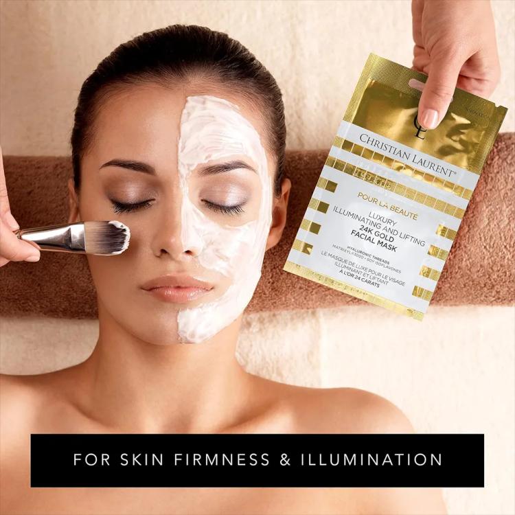 Christian Laurent Luxury Illuminating And Lifting 24k Gold Facial Mask (5 ml X 2 pcs)