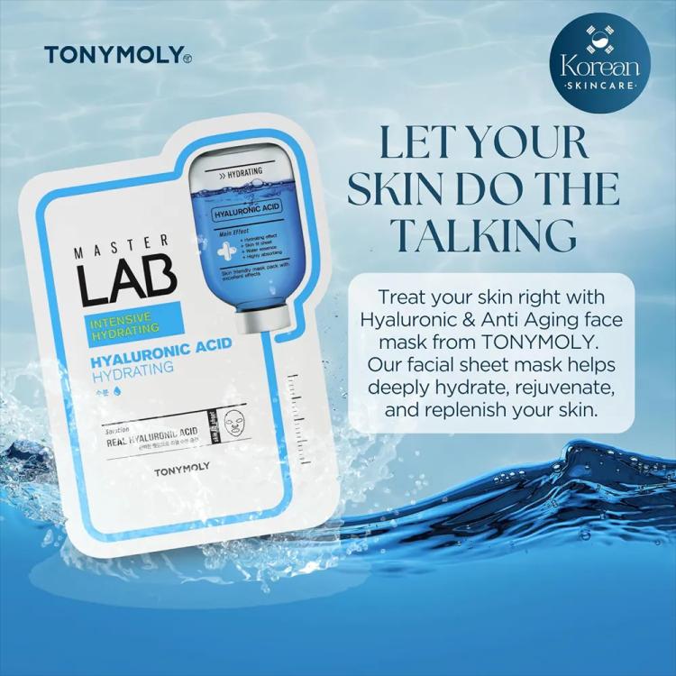 TONYMOLY Master Lab Hyaluronic Acid Sheet Mask - 19 g