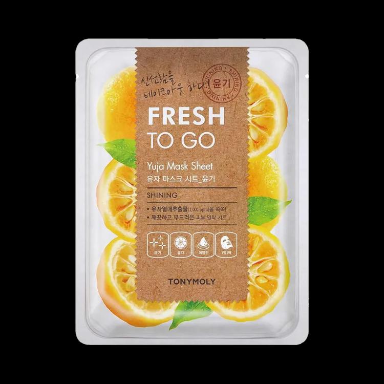 TONYMOLY Fresh To Go Yuja Mask Sheet - 25 g