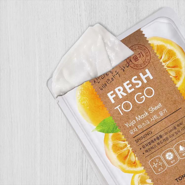 TONYMOLY Fresh To Go Yuja Mask Sheet - 25 g