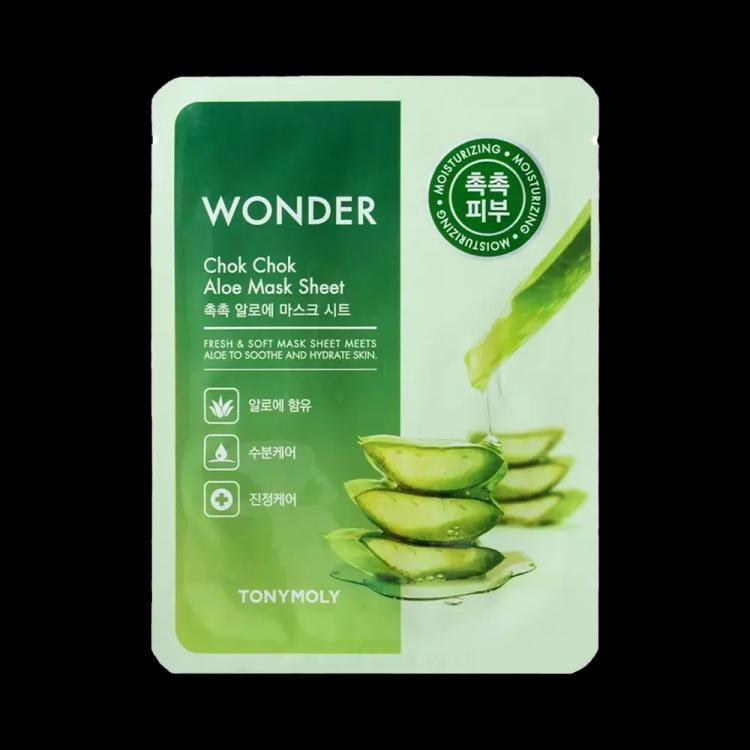 TONYMOLY Wonder Chok Chok Aloe Mask Sheet - 20 g