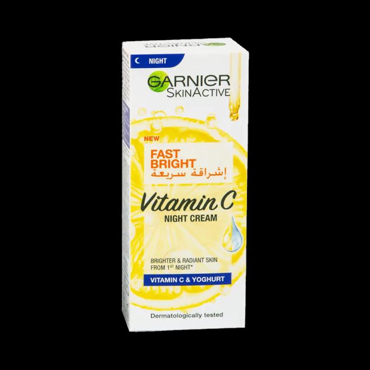 Garnier Skin Active Fast Bright Night Cream - 50 ml
