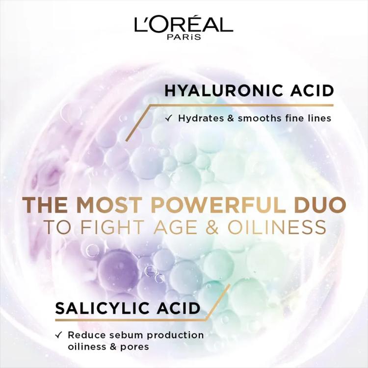 L'Oreal Hyaluron Expert Shine Control Replumping Gel Cream With Hyaluronic Acid
 - 50 ml