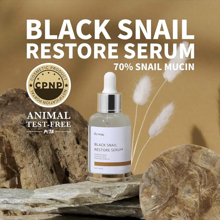 iUNIK Black Snail Restore Serum - 50 ml