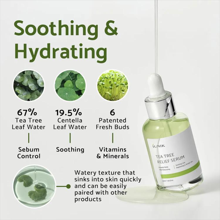 iUNIK Tea Tree Relief Serum - 50 ml