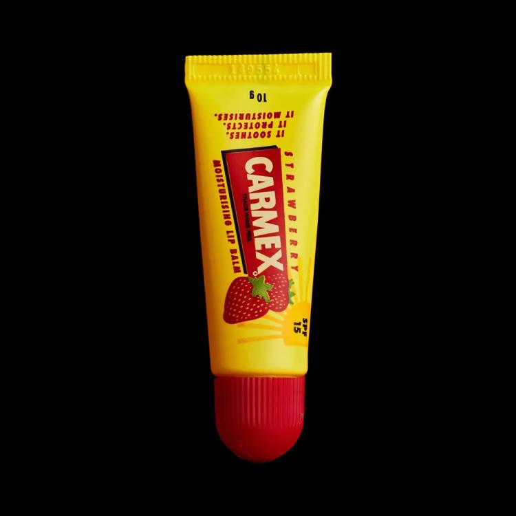 Carmex Moisturising SPF 15 Tube Lip Balm Set - Strawberry (3 x 10 g)