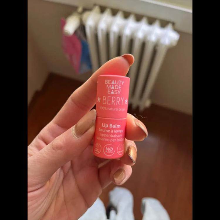 Beauty Made Easy Paper Tube Lip Balm - Berry (5.5 g)