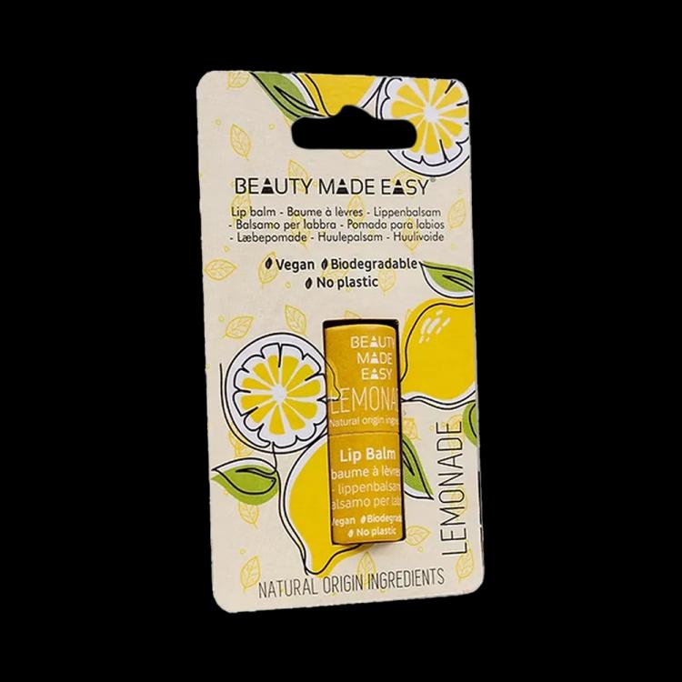 Beauty Made Easy Paper Tube Lip Balm - Lemonade (5.5 g)