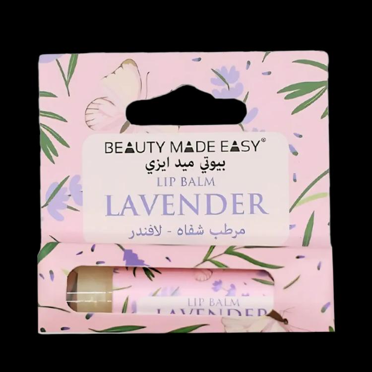 Beauty Made Easy Plastic Lip Balm - Lavender (4.8 g)