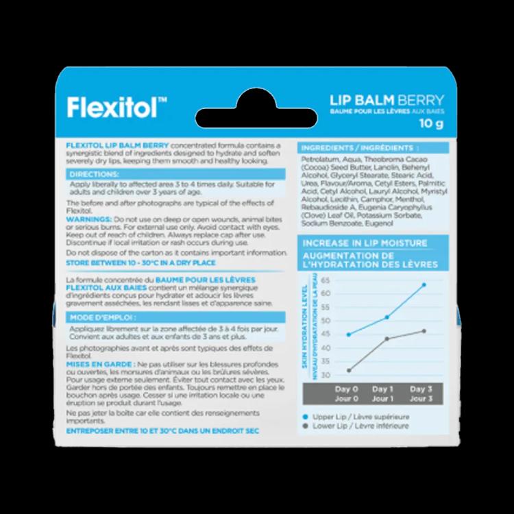 Flexitol Lip Balm - Berry (10 g)