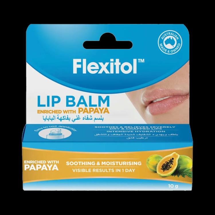 Flexitol Lip Balm - Papaya (10 g)