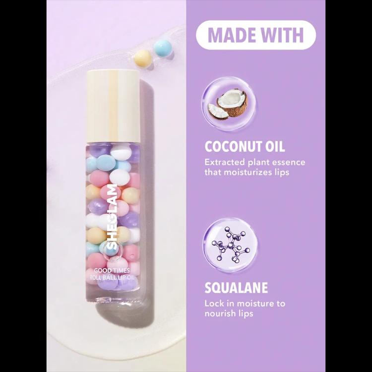 Sheglam Good Times Roll Ball Lip Oil - Life's A Party (3.8 g)