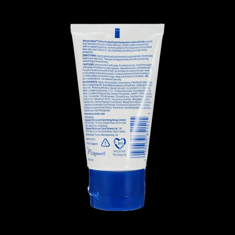 Banana Boat Ultra Protect Faces Sunscreen Lotion SPF 50 - 60 ml