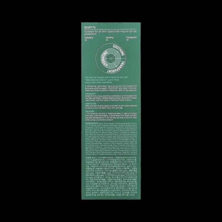 Some By MI Truecica Aqua Calming Suncream SPF 50+ - 50ml